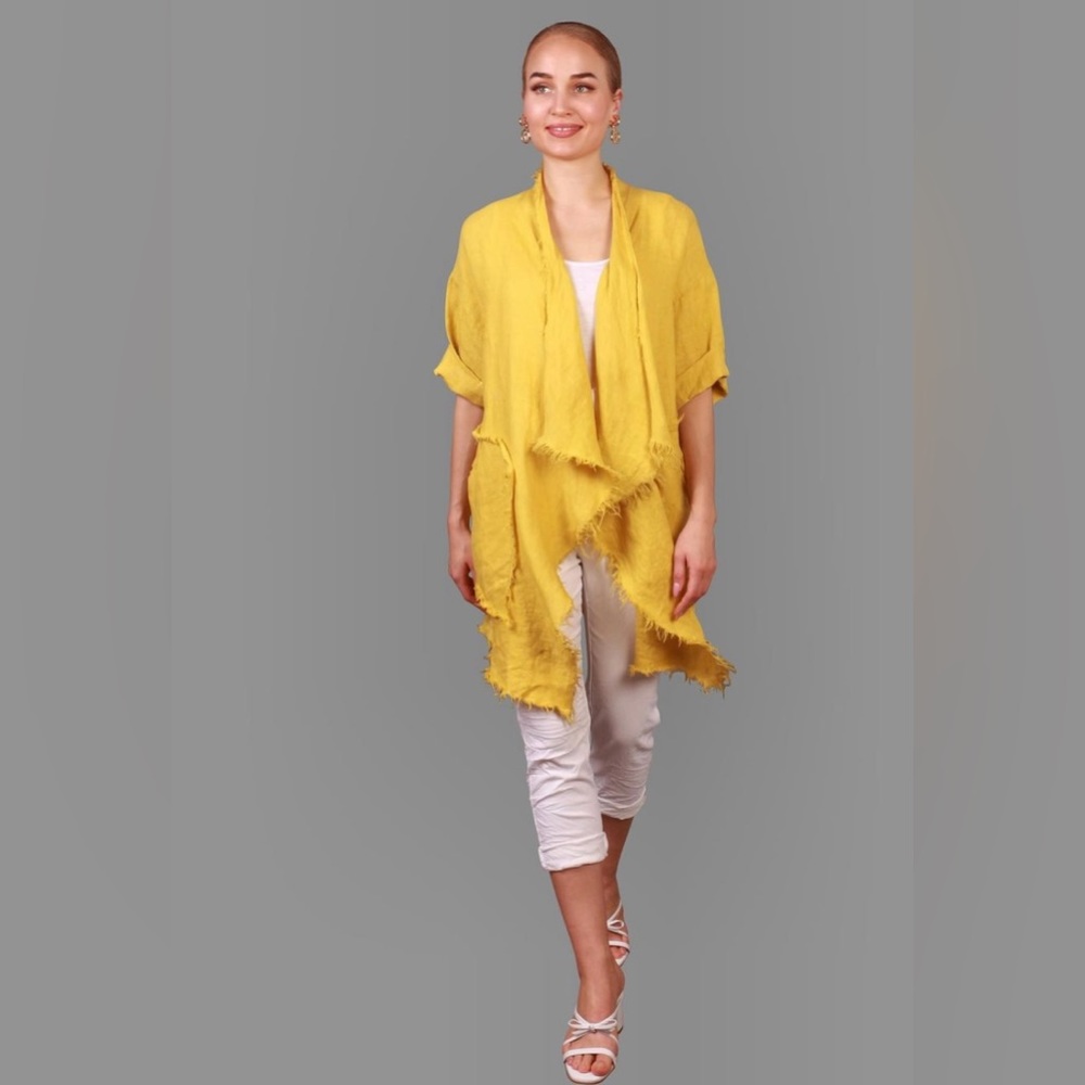 Linen Yellow Jacket